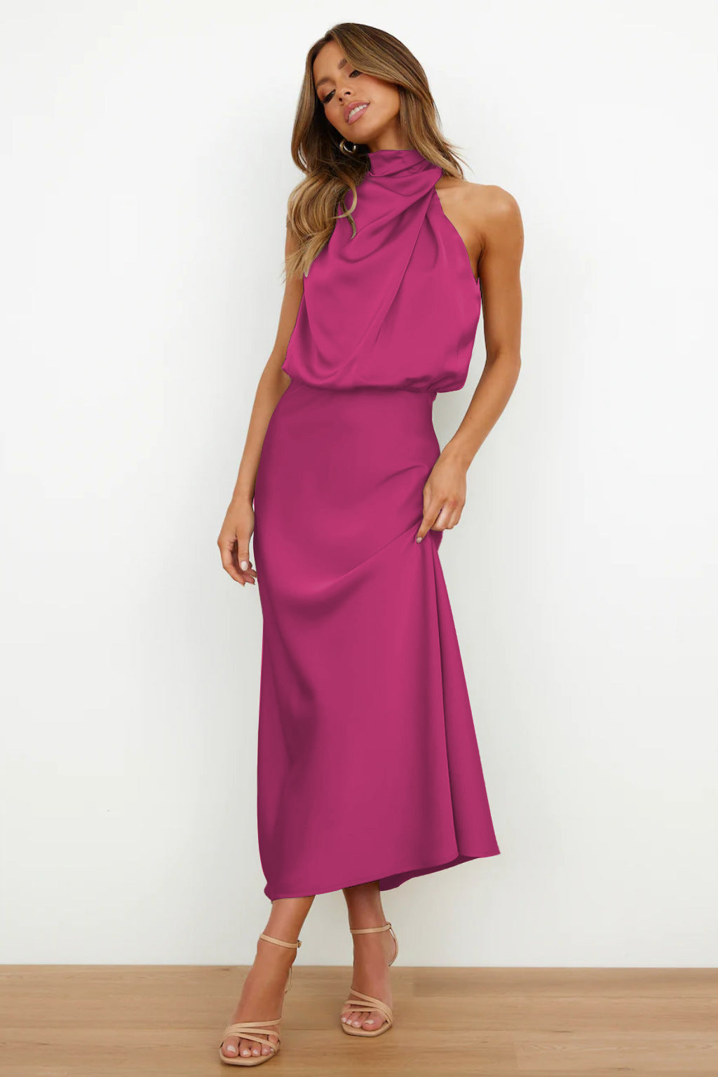 Violet™ | Sahara Draperat Klänning