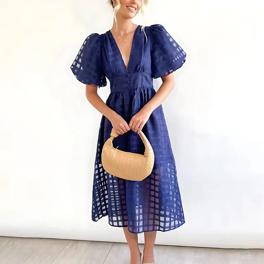 Sophia™ | Romantiskt Midi-klänning