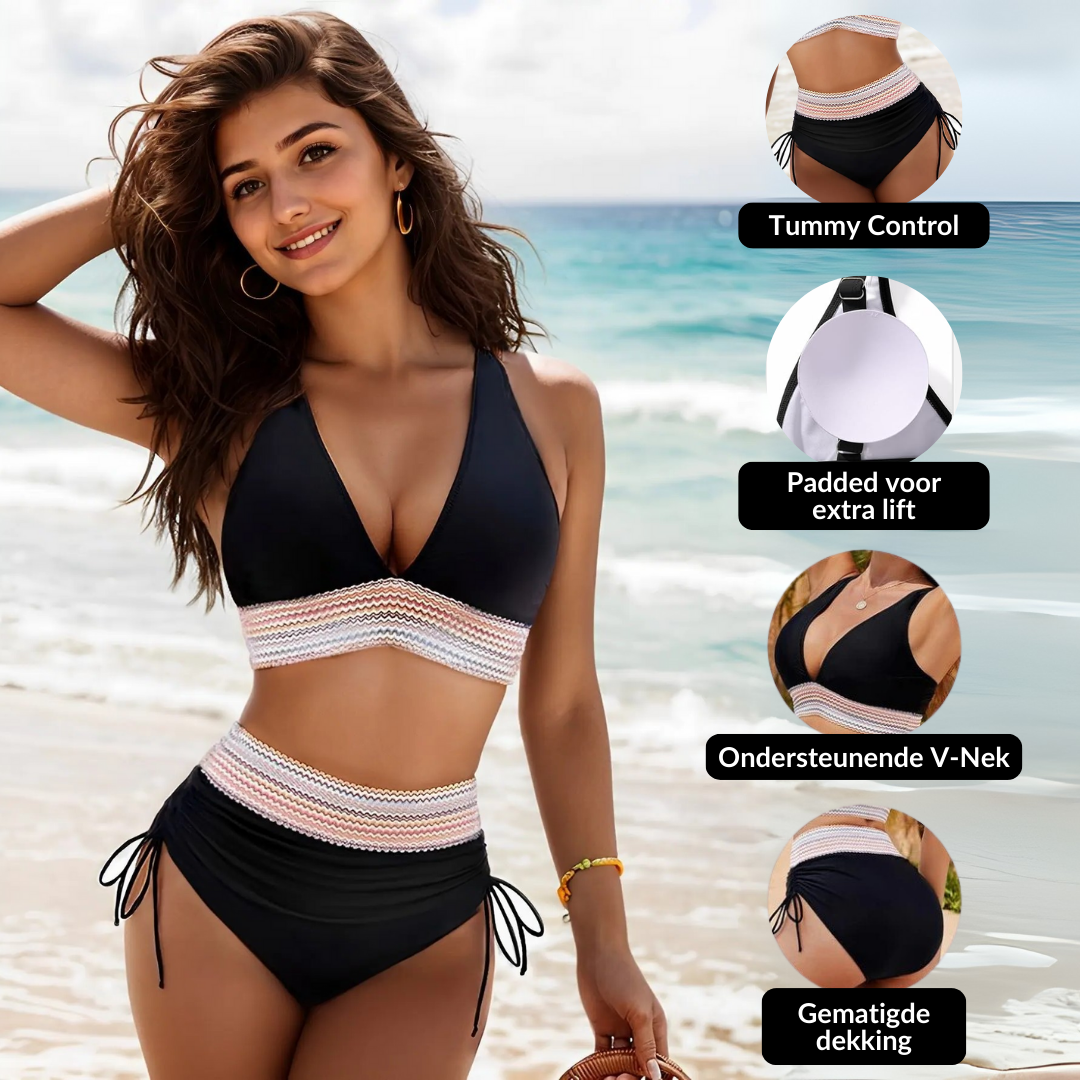 Noor - Höga bikini-set