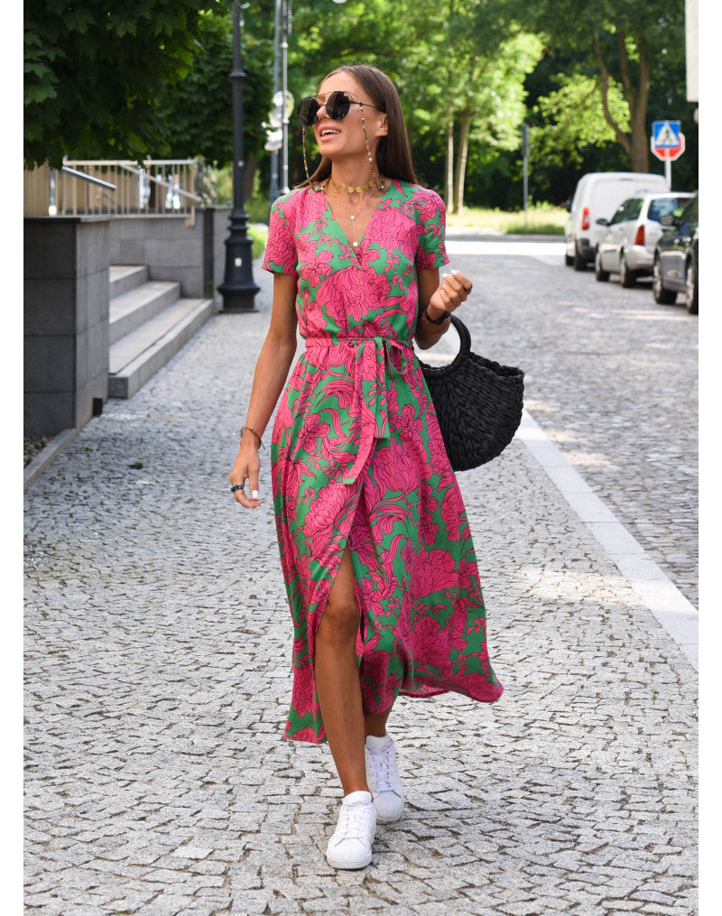 Charlotte™ | Elegant omlottklänning