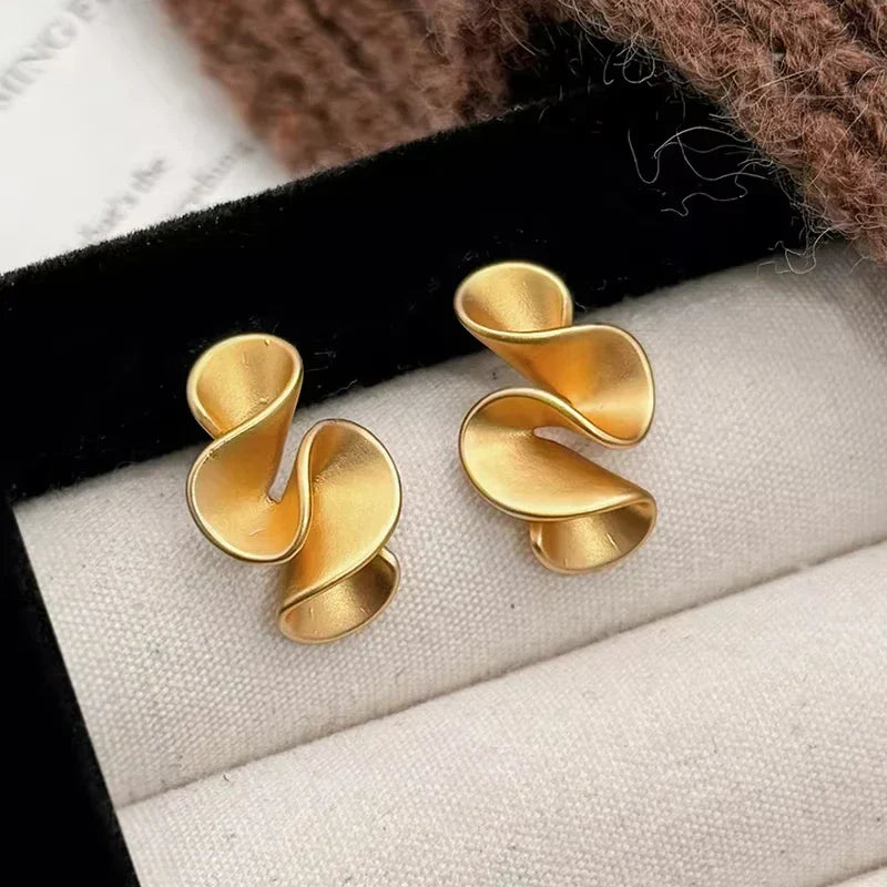 Örhängen av Silver och 18K Guld