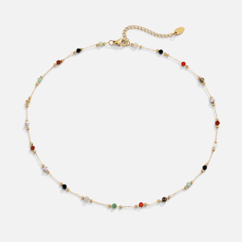 Minimalistiskt Halsband med Sten