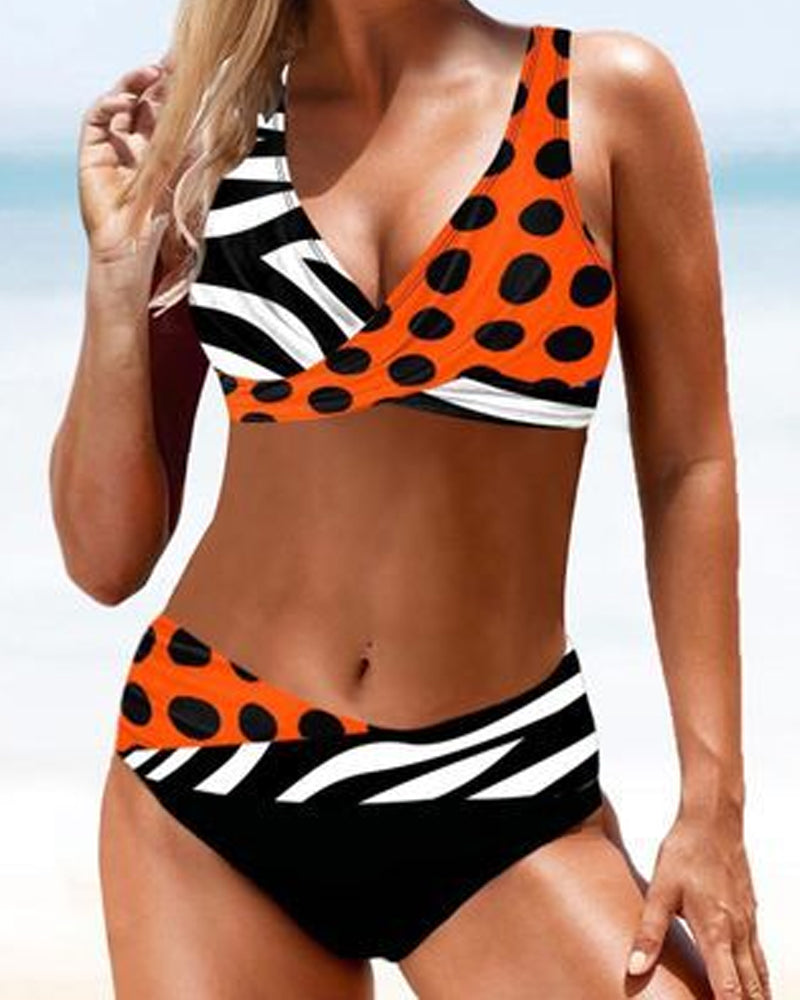Eva - Glad Färgglad Bikini