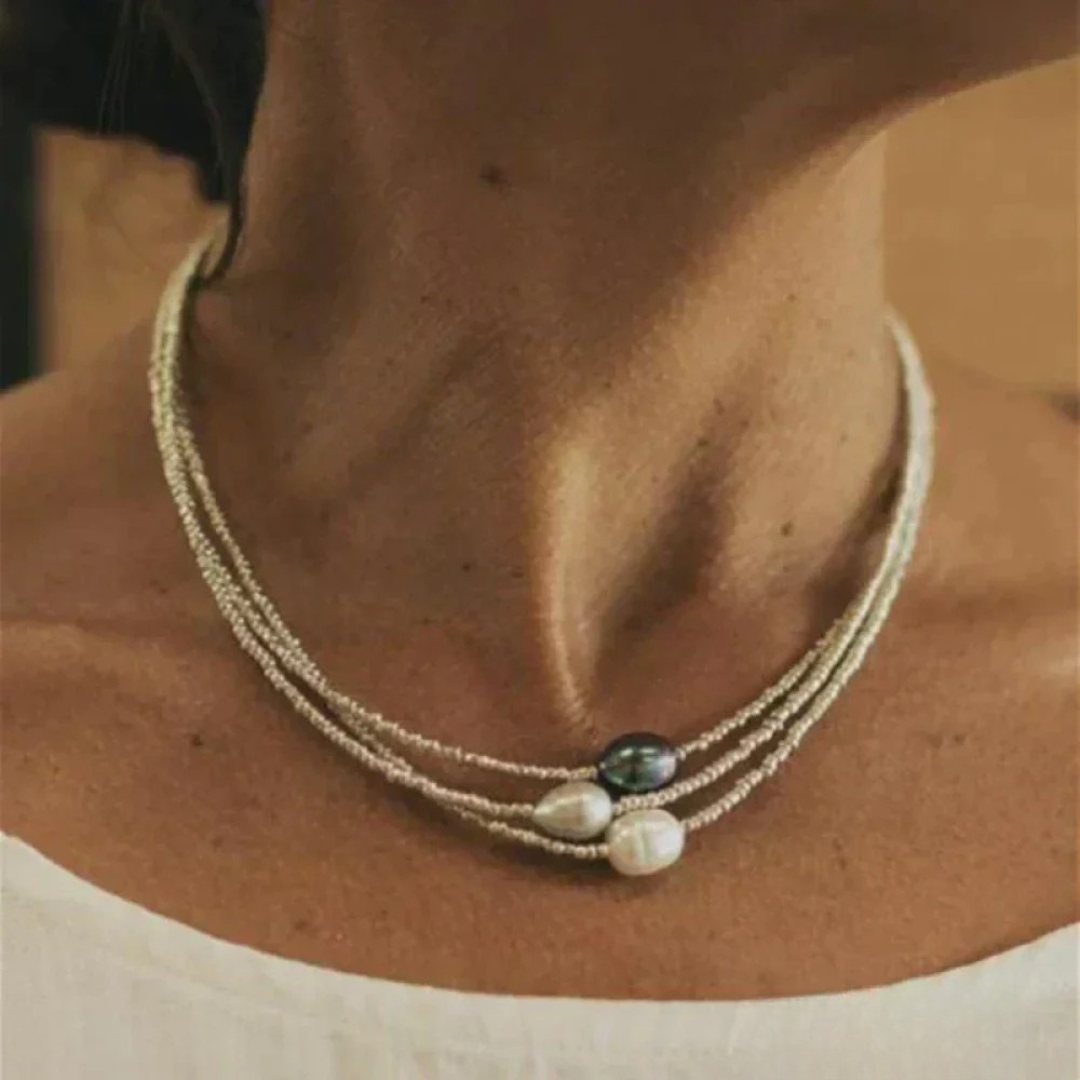 Oud-stil pärlhalsband