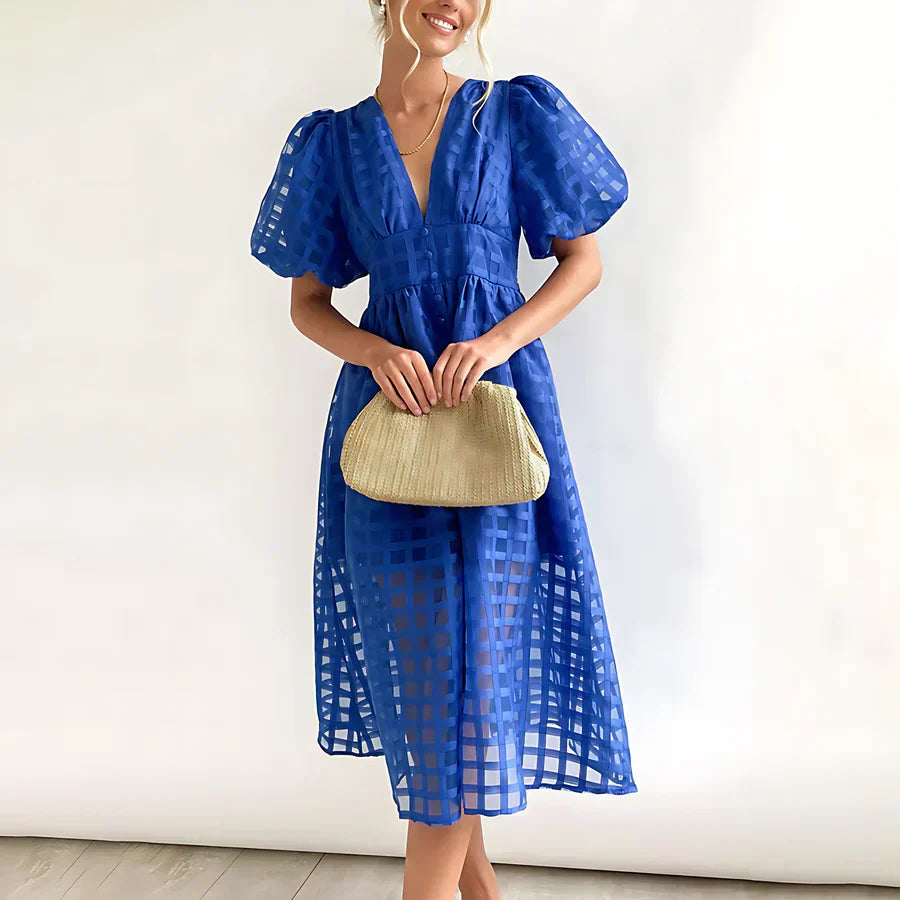 Sophia™ | Romantiskt Midi-klänning