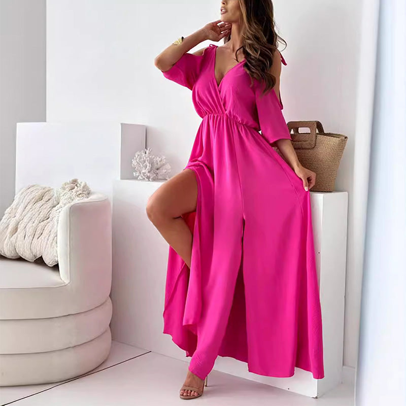 Olivia™ | Elegant maxiklänning med slits