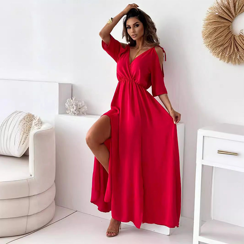 Olivia™ | Elegant maxiklänning med slits